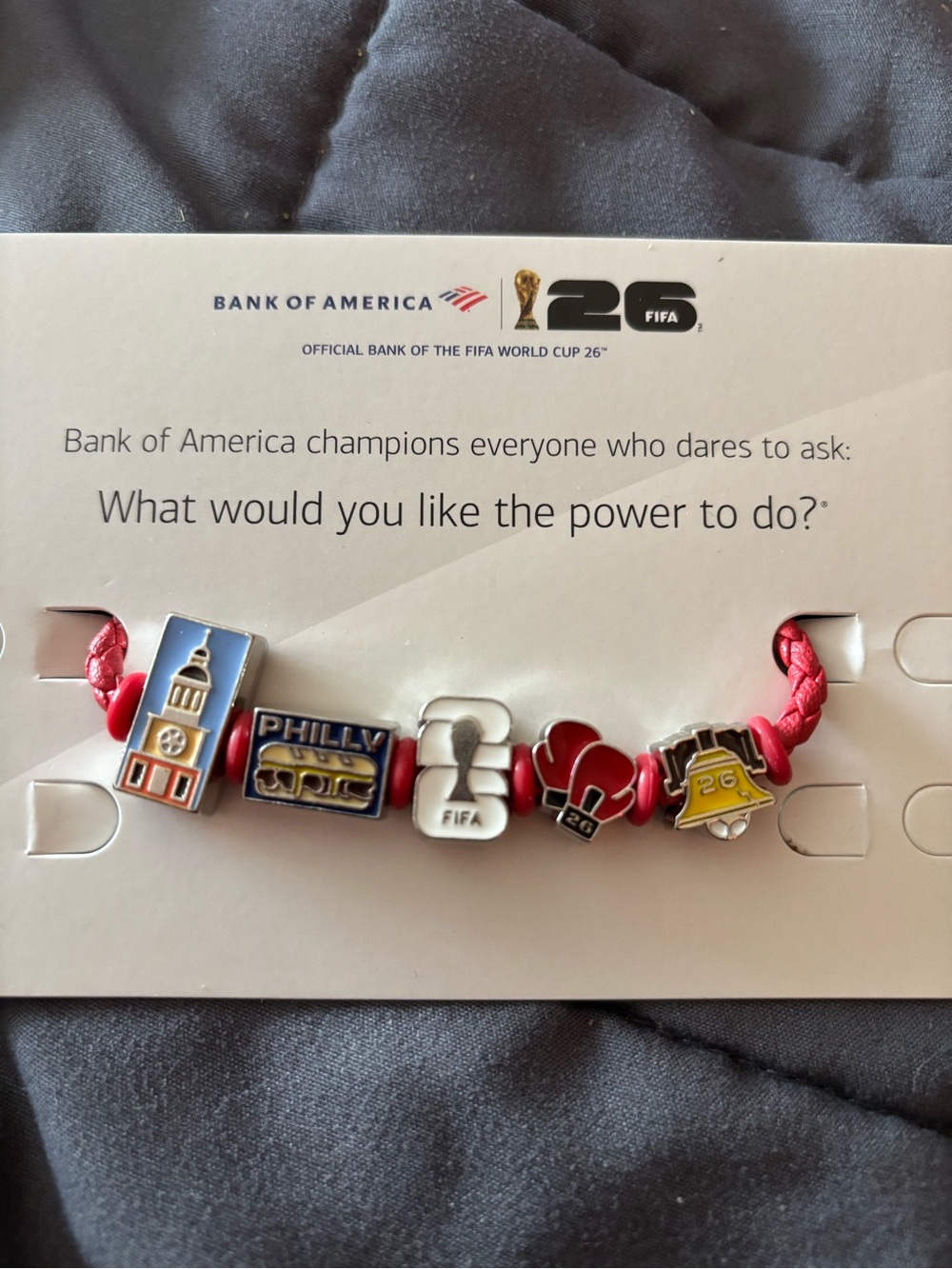 Bank of America x FIFA 26 Philly Charm Bracelet